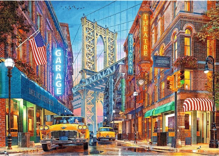 Пазл Trefl Premium Plus Tea Time: Вид на Манхеттенський міст 500 елементів 37613 (5900511376135) - зображення 3