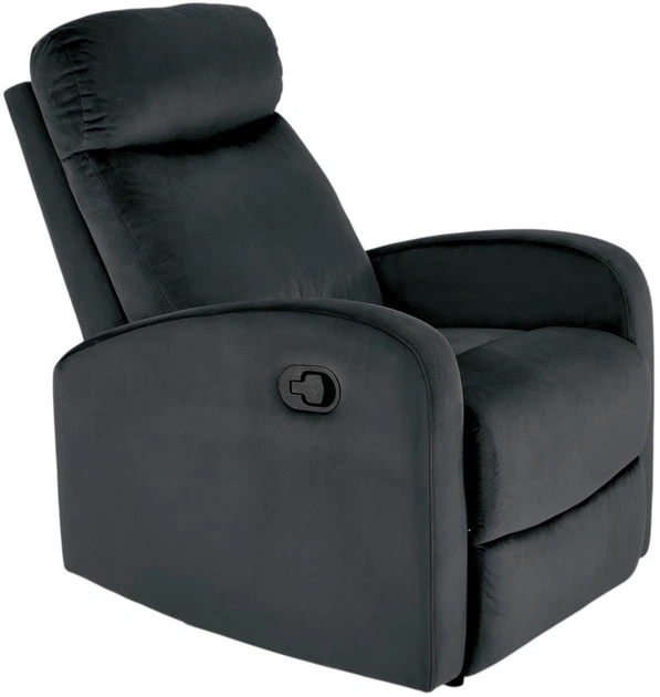 Розкладне крісло Halmar Wonder з функцією колиски Чорний (5905248131040) - зображення 3