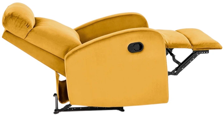 Розкладне крісло Halmar Wonder з функцією колиски Гірчичний (5905248131057) - зображення 5