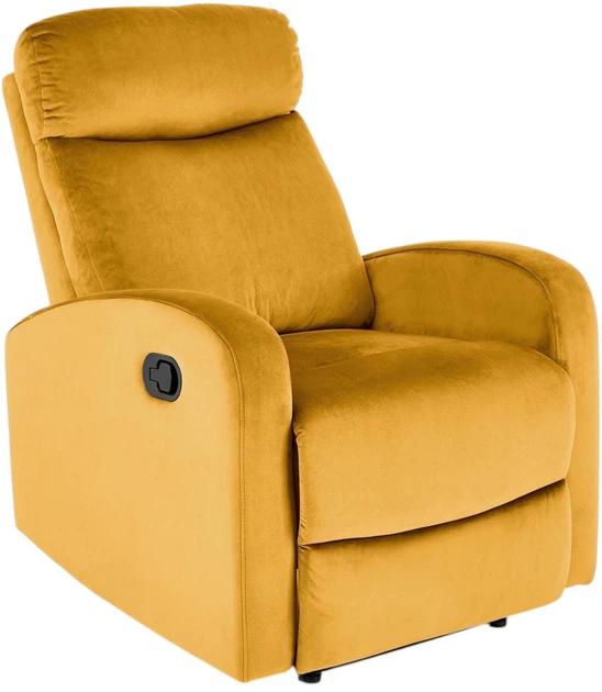 Розкладне крісло Halmar Wonder з функцією колиски Гірчичний (5905248131057) - зображення 7