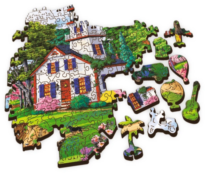 Пазл дерев’яний Trefl Літня пристань 501 елемент 20219 (5900511202199) - зображення 3