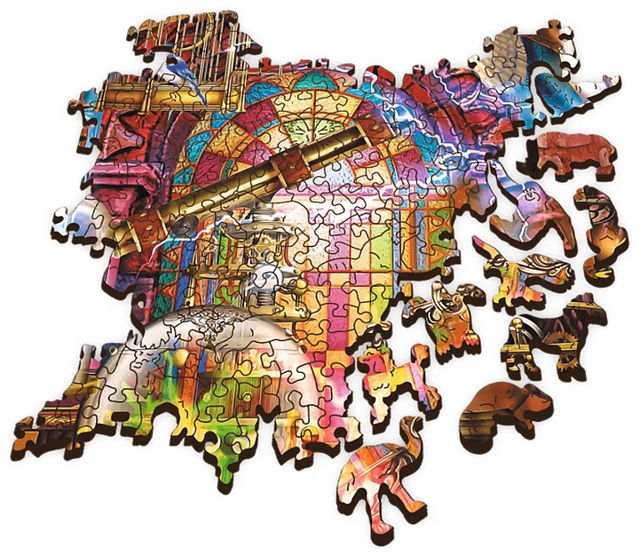 Puzzle drewniane Trefl Czarodziejska komnata 1000 elementów 20210 (5900511202106) - obraz 3