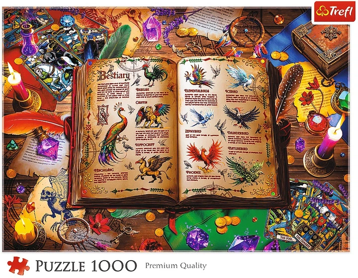 Пазл Trefl Атлас фантастичних птахів 1000 елементів 10980 (5900511109801) - зображення 2
