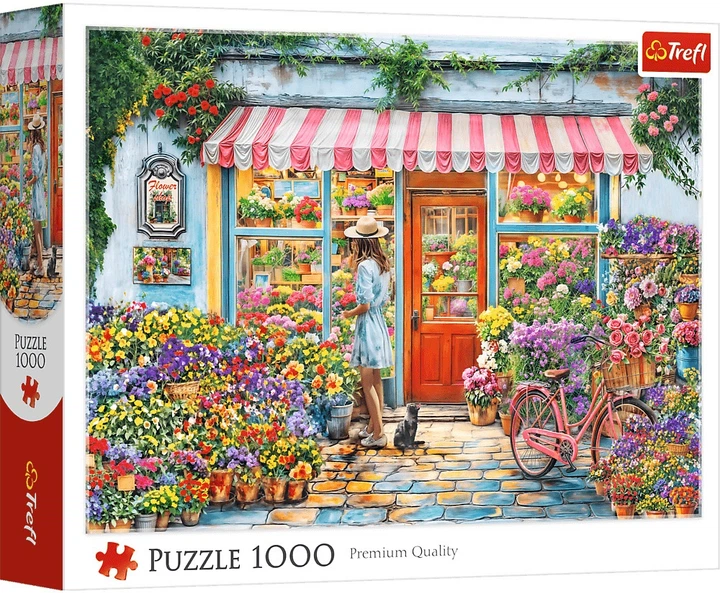 Пазл Trefl Квітковий магазин 1000 елементів 10981 (5900511109818) - зображення 4