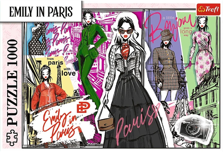 Пазл Trefl Emily in Paris: Модні натхнення 1000 елементів 10967 (5900511109672) - зображення 2