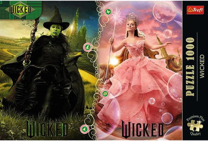 Пазл Trefl Wicked: Ельфаба та Глінда 1000 елементів 12090 (5900511120905) - зображення 2