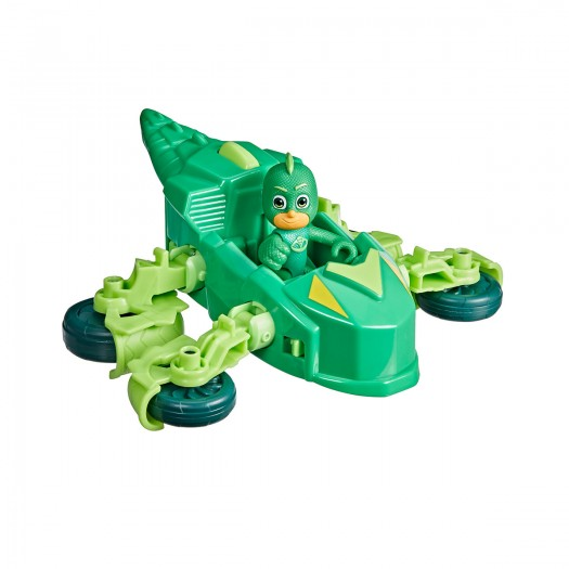 Игрушка PJ Masks Герои в масках Gekko Deluxe Vehicle Preschool Toy, Gekko-Mobile Car with 2 Wheel Modes and Gekko Action - Фото 2 Игрушка PJ Masks Герои в масках Gekko Deluxe Vehicle Preschool Toy, Gekko-Mobile Car with 2 Wheel Modes and Gekko Action - изображение 2