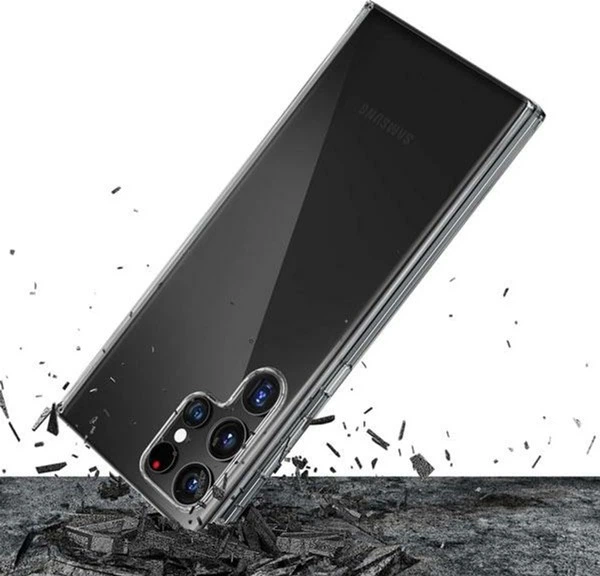 Etui plecki 3MK Clear Case do Samsung Galaxy S22 Ultra Transparent (5903108445184) - obraz 3