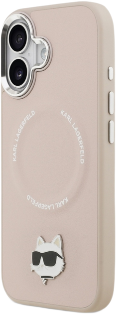 Etui Karl Lagerfeld Choupette Pin MagSafe do Apple iPhone 17 Pink (3666339495930) - obraz 2