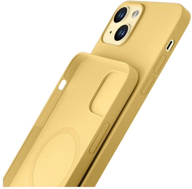 Панель 3MK Hardy Case z MagSafe для Apple iPhone 15 Plus Жовтий (5903108527323) - зображення 3