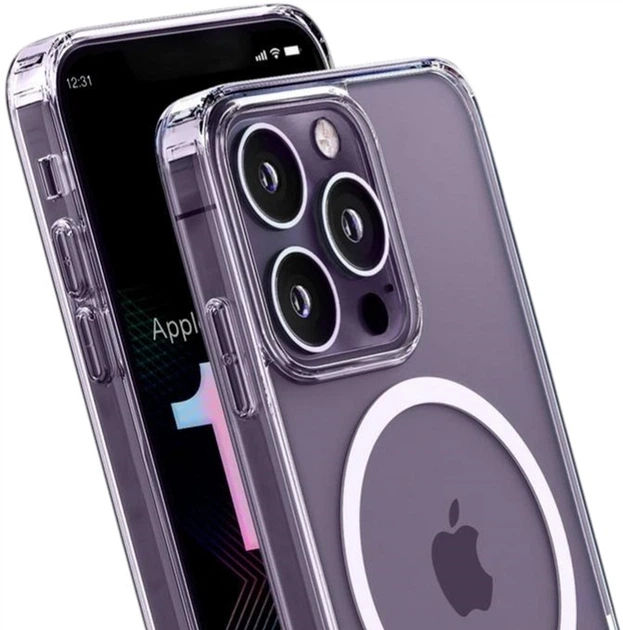 Панель 3MK MagCase z Magsafe для Apple iPhone 14 Pro Max Прозорий (5903108476874) - зображення 4