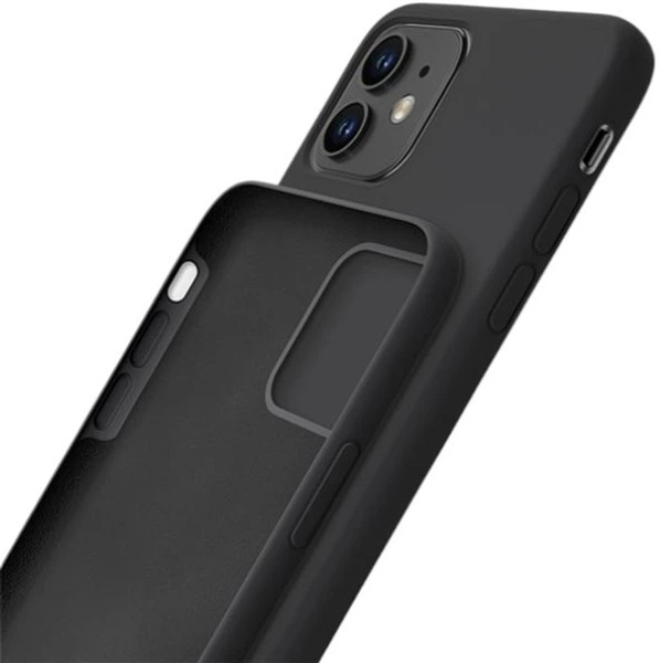 Панель 3MK Silicone Case для Apple iPhone 11 Чорний (5903108498975) - зображення 4
