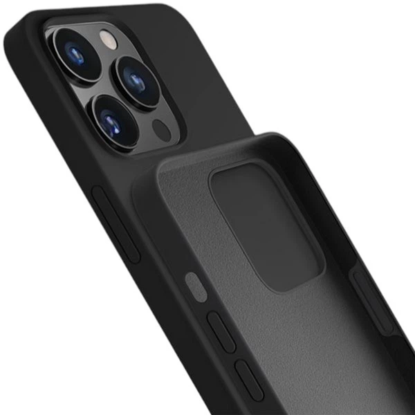 Панель 3MK Silicone Case для Apple iPhone 13 Pro Чорний (5903108499040) - зображення 3