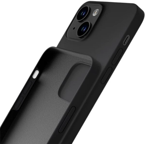 Etui plecki 3MK Silicone Case do Apple iPhone 14 Plus Black (5903108499095) - obraz 4