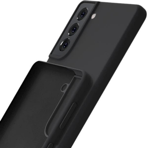 Etui plecki 3MK Silicone Case do Samsung Galaxy S22 5G Black (5903108499194) - obraz 4