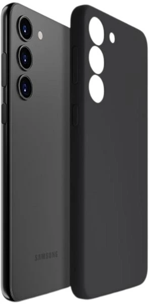Панель 3MK Silicone Case для Samsung Galaxy S23 5G Чорний (5903108499262) - зображення 6