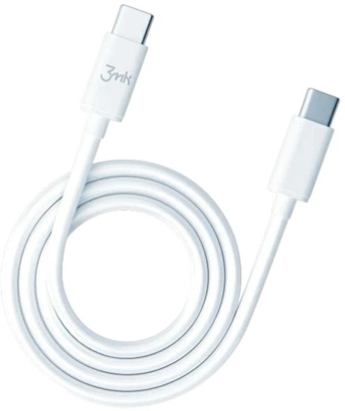 Kabel 3MK Hyper Cable USB Type-C - USB Type-C 5A 2 m biały (5903108464543) - obraz 4