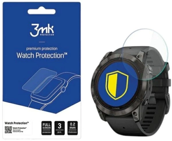 Szkło Hybrydowe 3MK FlexibleGlass do Garmin Fenix 7x Pro Solar 3 szt (5903108528214) - obraz 1