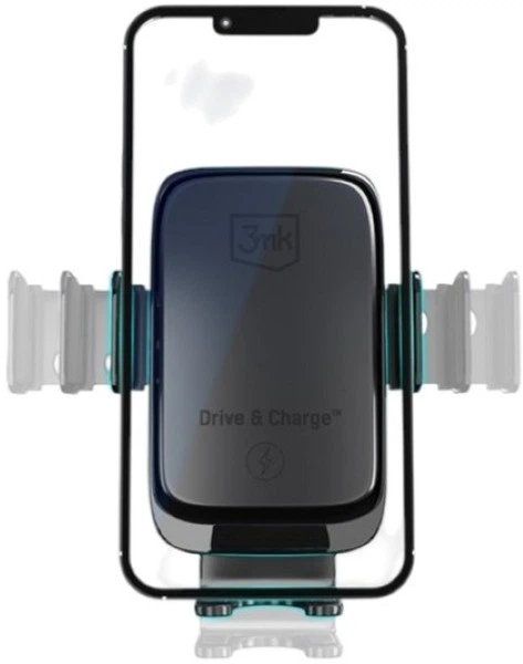 Індукційне автомобільне кріплення 3MK Drive&Charge 15 W (5903108487139) - зображення 2