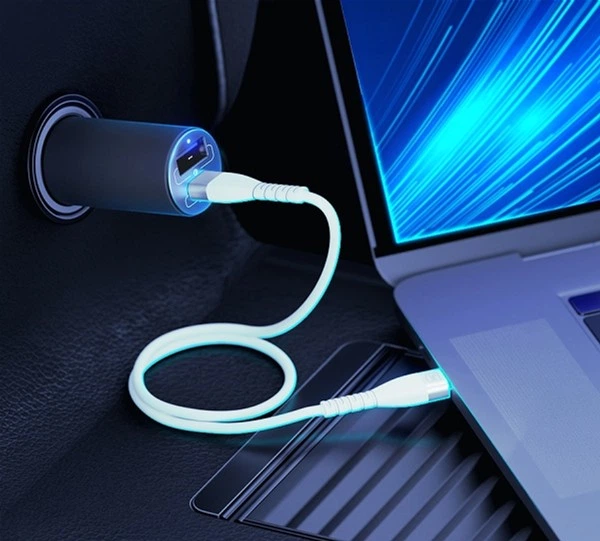 Автомобільний зарядний пристрій 3MK HyperCar Charger 100W Power Delivery 1xUSB-A + 1xUSB-C (5903108464567) - зображення 4