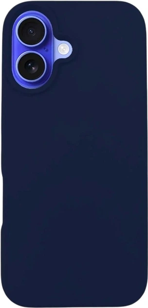 Панель 3mk Silicone Case для Apple iPhone 16 Dark Navy (5903108603935) - зображення 3