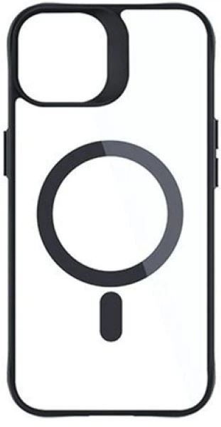 Etui 3MK Satin Armor MagCase do Apple iPhone 15 Black + Transparent (5903108563819) - obraz 2