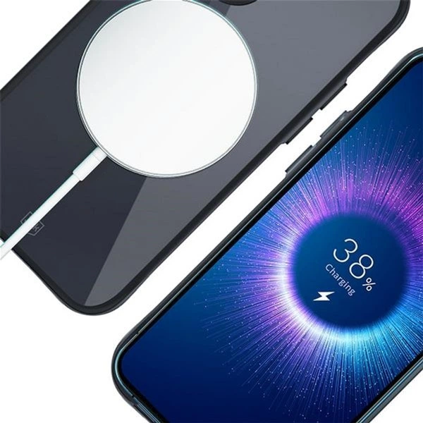 Etui 3MK Satin Armor MagCase do Apple iPhone 15 Black + Transparent (5903108563819) - obraz 5