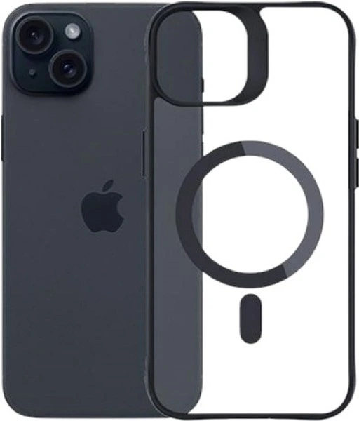 Etui 3MK Satin Armor MagCase do Apple iPhone 15 Black + Transparent (5903108563819) - obraz 7