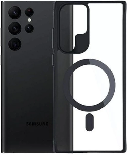 Панель 3MK Satin Armor MagCase для Samsung Galaxy S24 Ultra Black + Transparent (5903108563901) - зображення 7