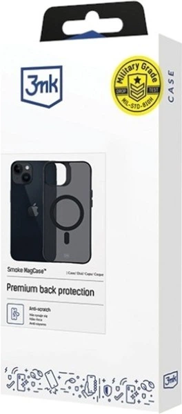 Etui plecki 3MK Smoke Mag do Apple iPhone 14 Plus Black (5903108563642) - obraz 3