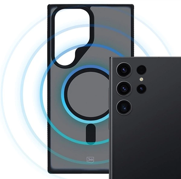 Панель 3MK Smoke Mag для Samsung Galaxy S23 Ultra Black (5903108563468) - зображення 4