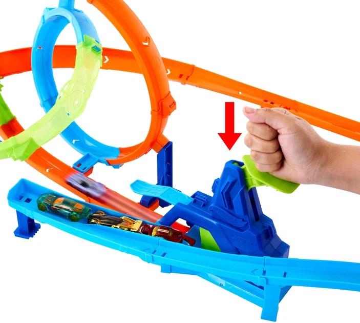 Автомобільний трек Mattel Hot Wheels Mega Cyclone Track (JHK73) (194735333943) - зображення 3