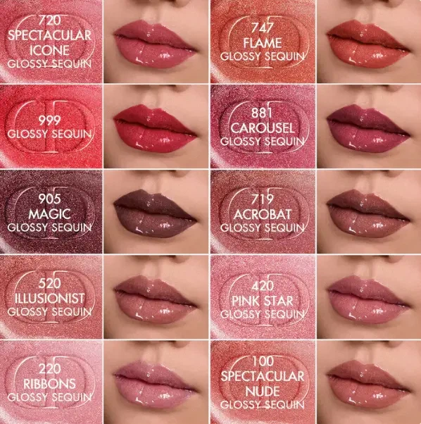 Жидкая помада-дуэт Rouge Sequin Liquid Duo Glitzer Dior, 220 RIBBONS - изображение 5