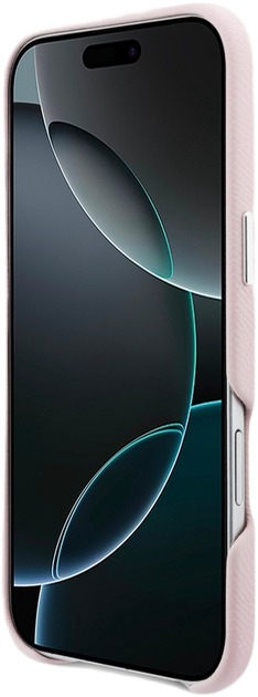 Etui Karl Lagerfeld Karl & Choupette Head Pins Saffiano MagSafe do Apple iPhone 17 Air Pink (3666339599645) - obraz 5