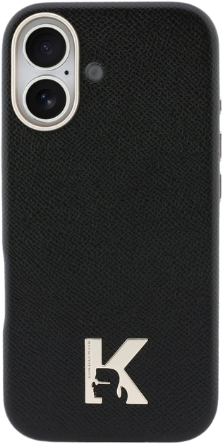 Панель Karl Lagerfeld Karl & Choupette Back MagSafe для Apple iPhone 17 Pro Max Black (3666339596620) - зображення 3