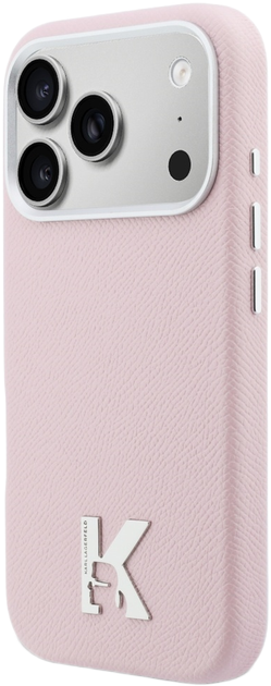 Etui Karl Lagerfeld Karl & Choupette Back MagSafe do Apple iPhone 17 Pro Pink (3666339596934) - obraz 2