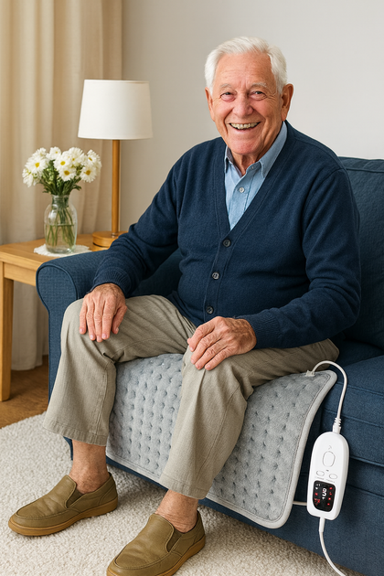 Коврик Грелка для физиотерапии 45*75CM Электрогрелка с подогревом мягкая грелка для спины, 6 температурных режимов - изображение 2
