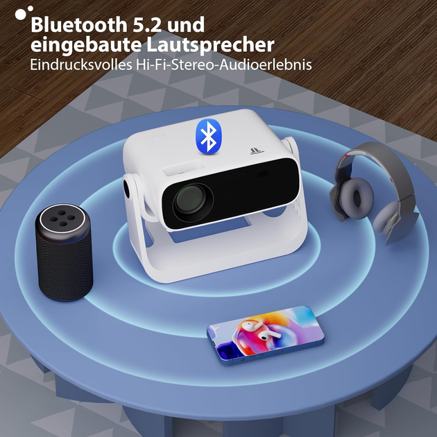 Проектор Wielio AT-M269A Full HD Wi-Fi Bluetooth Новый умный проектор 2025 года, встроенные приложения, Android 11 - изображение 8