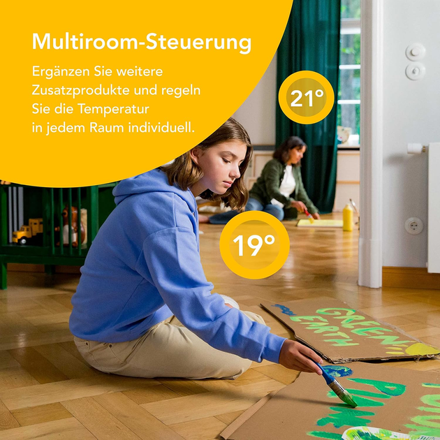 Розумний термостат Tado Starter Kit V3+ — Інтелектуальне керування опаленням та економія до 31% - зображення 6