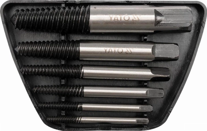 Набір екстракторів зламаних болтів YT-0590 YATO (YT0590) - изображение 4