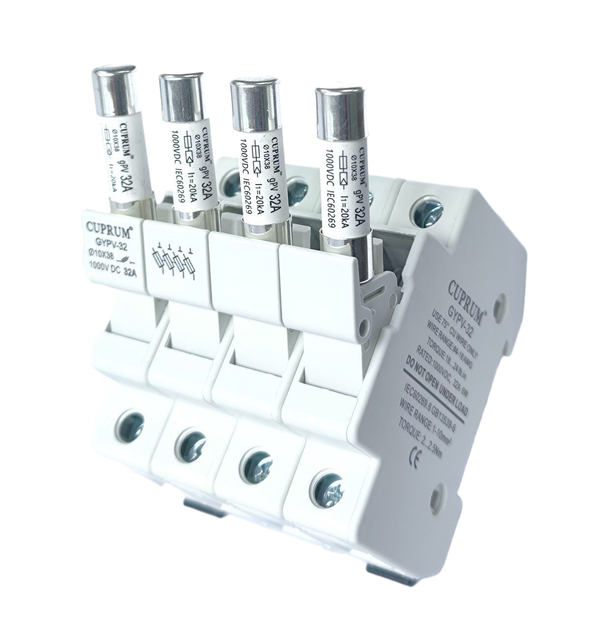 Держатель предохранителя 25А 1000V 4п DC с предохранителями - изображение 2