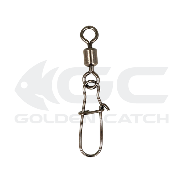 Застібка американка з вертлюгом GC Nice Snap Swivel BN №2(18шт) економ-пакет - Фото 1 Застібка американка з вертлюгом GC Nice Snap Swivel BN №2(18шт) економ-пакет - зображення 1