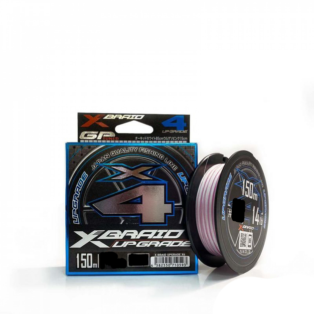 Шнур плетен YGK X-Braid Upgrade X4 150 m (0.6 (12lb / 5.45kg)) FS0642507 - Фото 1 Шнур плетен YGK X-Braid Upgrade X4 150 m (0.6 (12lb / 5.45kg)) FS0642507 - зображення 1
