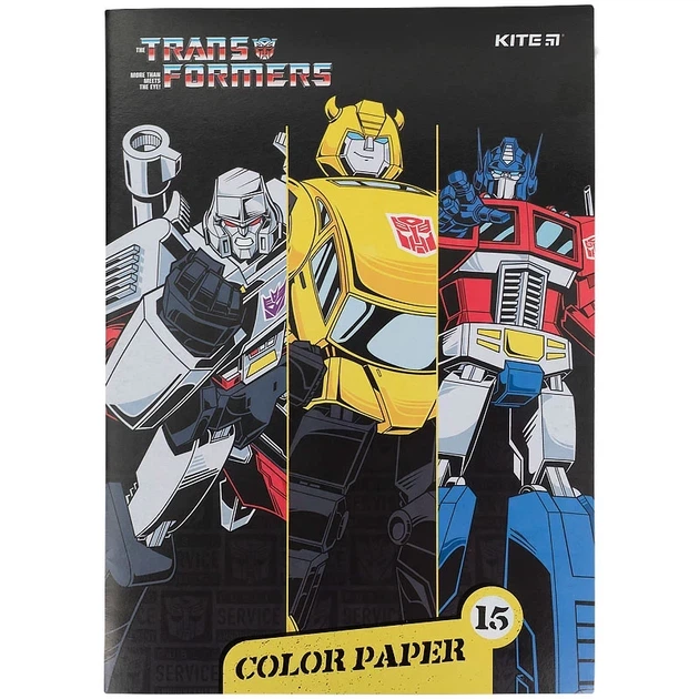 Папір кольоровий двосторонній А4 Kite Transformers (TF21-250) - Фото 1 Папір кольоровий двосторонній А4 Kite Transformers (TF21-250) - зображення 1