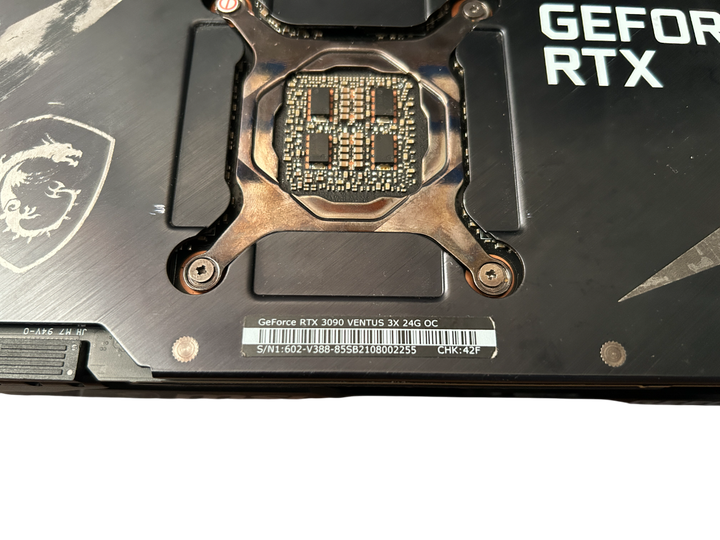 Видеокарта RTX 3090 24GB MSI VENTUS 3X OC GDDR6X Б/У - изображение 7
