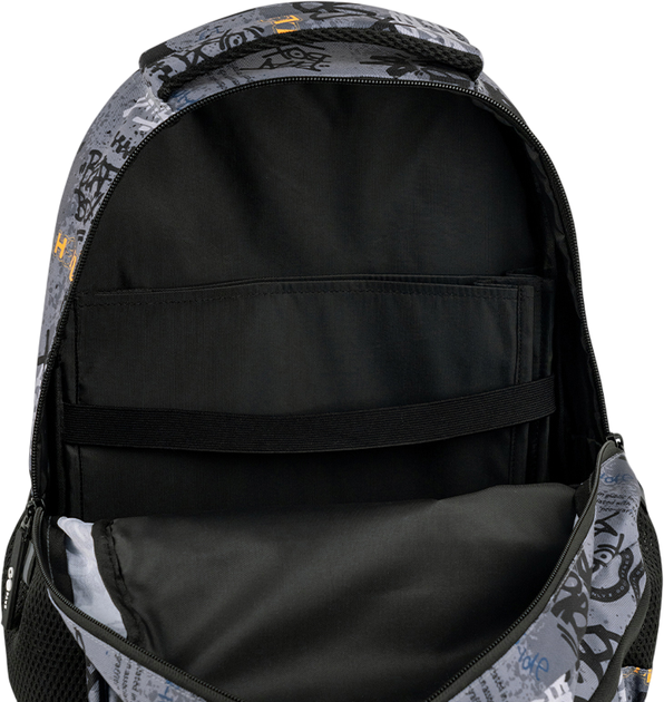 Рюкзак GoPack з ортопедичною спинкою Education Free Style 40x30x15 см Темно-сірий (GO26-175M-5) - зображення 14
