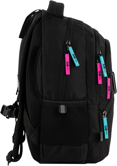 Рюкзак GoPack з ортопедичною спинкою Education Anime girl 40x30x15 см Чорний (GO26-175M-2) - зображення 5