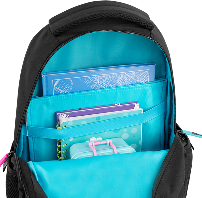 Рюкзак GoPack з ортопедичною спинкою Education Anime girl 40x30x15 см Чорний (GO26-175M-2) - зображення 15