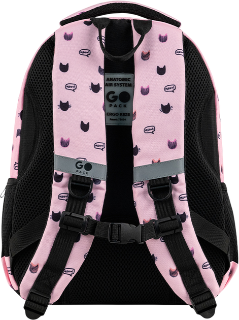 Рюкзак GoPack с ортопедической спинкой Education Meow Cats 40x30x15 см Розовый (GO26-175M-1) - Фото 7 Рюкзак GoPack с ортопедической спинкой Education Meow Cats 40x30x15 см Розовый (GO26-175M-1) - изображение 7