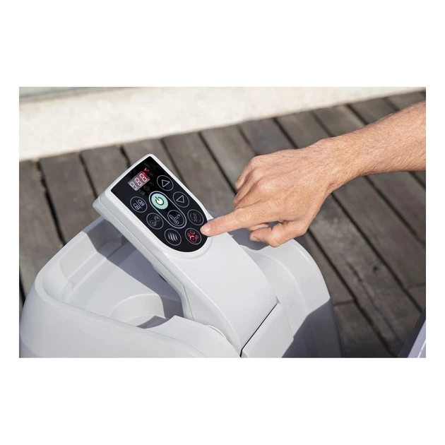 Надувне джакузі-басейн Bestway Ibiza AirJet 6 Lay-Z-Spa 180 x 66 см з аксесуарами 6002U (6941607382349) - зображення 4